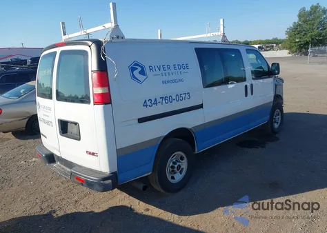 2017 GMC Savana 2500 Work Van z USA, uszkodzony, nr VIN 1GTW7AFF7H1907602